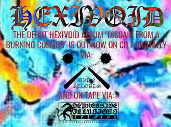 Hexivoid, newmetalbands, debut album, heavy metal, cosmic, depravity