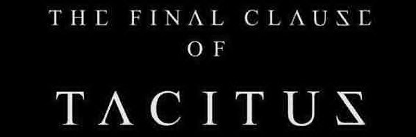 The Final Clause of Tacitus, newmetalbands,logo, rock, metal, punk