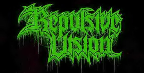 repulsive vision, newmetalbands, logo, metal, old school