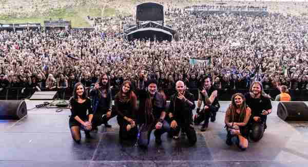 Eluveitie, band photo, switzerland, bloodstock, death metal